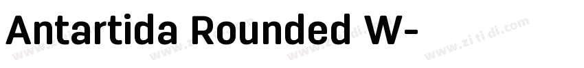 Antartida Rounded W字体转换